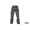 PANTALÓN DE TRABAJO HEIMDALL ELASTANO 280 G/M2 GRIS OSCURO CON DETALLES NEGROS TALLA 42