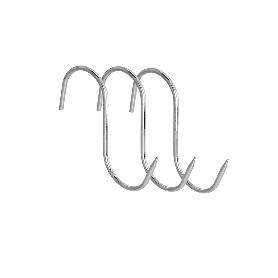 BLISTER 3 GANCHOS CARNICERO INOXIDABLES Nº 10