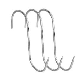 BLISTER 3 GANCHOS CARNICERO INOXIDABLES Nº 18