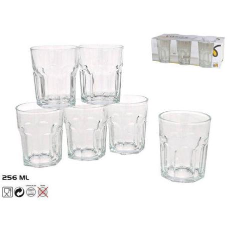 25,6 CLS VASO CAFE GRANDE CRISTAL MOD LUNA - CAJA 6 UNIDADES
