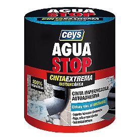 CINTA EXTREMA AGUA STOP 10CM NEGRA 1.5MT