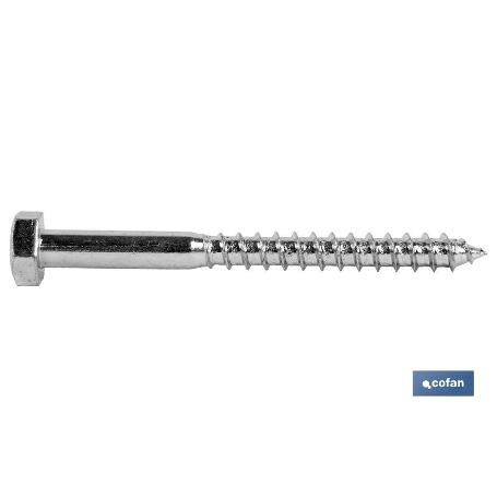 DIN 571 M-8 X 80 INOX A-4   CAJA 50 UNID.