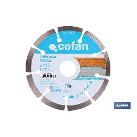 DISCO DIAM. UNIVERSAL BASICO 115 MM.