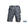 BERMUDAS DE TRABAJO POULSEN 280GMS/M GRIS-NEGRO T-38