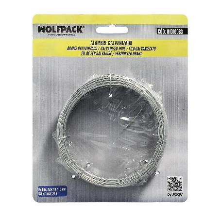 ALAMBRE GALVANIZADO 1,3 MM / 8 (ROLLO 50 METROS)