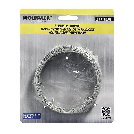 ALAMBRE GALVANIZADO 0,70MM / 2 (ROLLO 100 METROS)