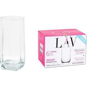 33,5 CLS VASO REFRESCO ALTO TUANA 335CC LAV - CAJA 6 UNIDADES