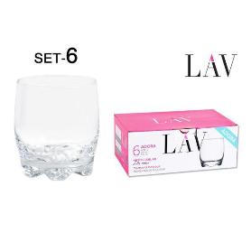 29 CLS VASO AGUA 290CC ADORA LAV SIMILAR GALASSIA - CAJA 6 UNIDADES
