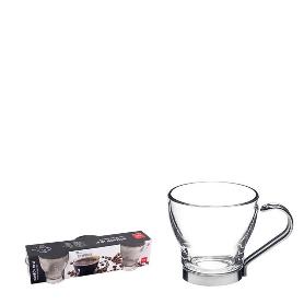 10 CLS TAZA CAFE BOMBON EXPRESO CRISTAL TRANSPARENTE COK - CAJA 3 UNIDADES