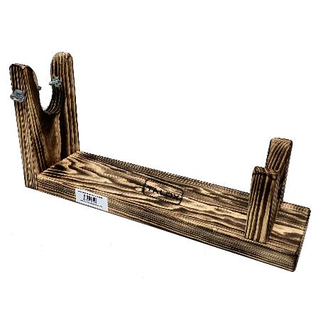TALOX JAMONERO MADERA ARTESANO ANDALUZ BASE 52X14X3,5 -ALTO 25CM