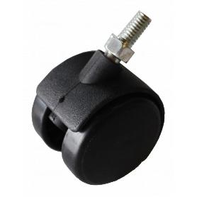 RUEDA OFICINA 45 MM. TORNILLO M-8 SIN FRENO 75113