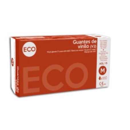 GUANTE VINILO SP ECO TALLA XL 9-10 100UDS
