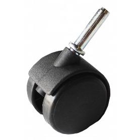 RUEDA OFICINA 45 MM. ESPIGA 8MM. SIN FRENO 79495