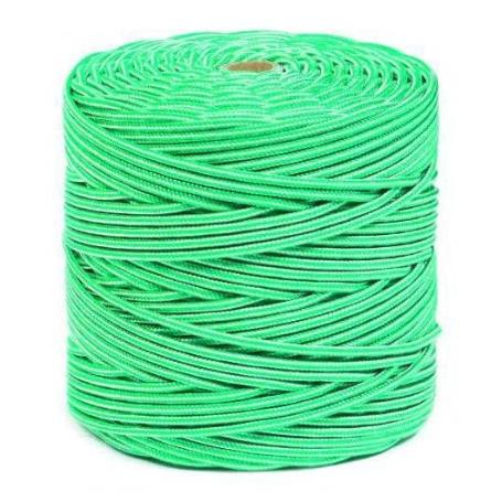 CUERDA POLIPLASTICO 5 MM. VERDE X200 MTS.