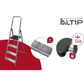 ESCALERA ALUMINIO 6 PELDAÑOS