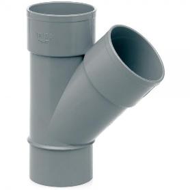 TE PVC DE 110-45º M-H