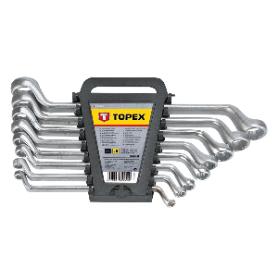 JUEGO 6 LLAVES DE ESTRELLA  ACODADAS 6-17 C/VANAD