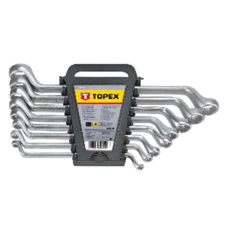 JUEGO 6 LLAVES DE ESTRELLA  ACODADAS 6-17 C/VANAD