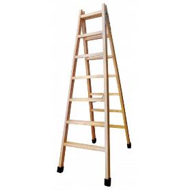 ESCALERA MADERA TIJERA  4 PELD