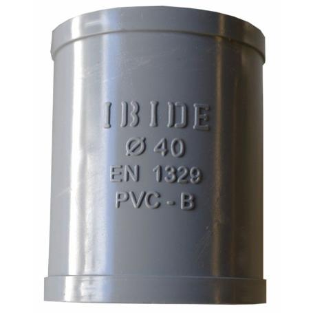 MANGUITO PVC H-H DE  40 C/TOPE