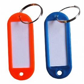 LLAVERO PORTAET.AZUL X 100 UDS.