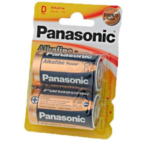 PILA ALCALINA PANASONIC POWER LR-20 2UDS