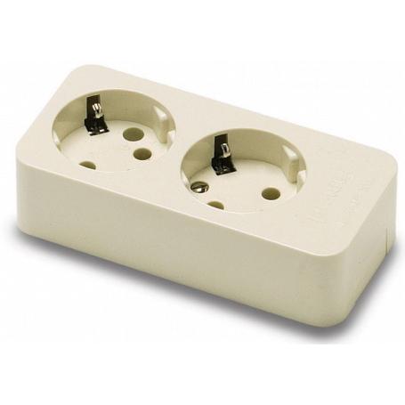 BASE MULTIPLE 2 TOMAS S/CABLE (REF.2502)