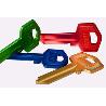 LLAVE PUERTA ALUMINIO TE-8I ROJO