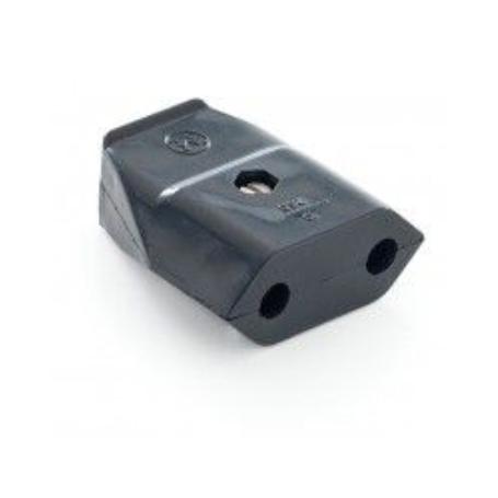 BASE ENCHUFE MOVIL EUROPEA 10 A.NEGRA (REF.2002N)