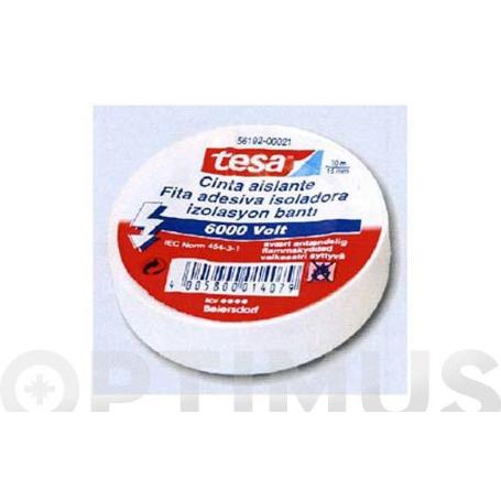CINTA AISLANTE TESA 10X19 BLAN.X10UDS.