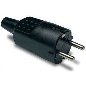 CLAVIJA GOMA MACHO 16A.NEGRA (REF.1104)