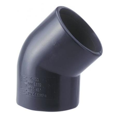 CODO PVC DE 20-45º H-H