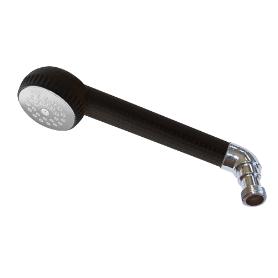 MANGO DUCHA SAMBA C/ABS NEGRO