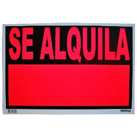 CARTEL SE ALQUILA MED.500X350