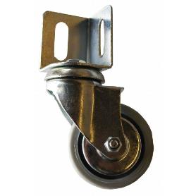 RUEDA GOMA  PLACA ANGULO 60 MM. SIN FRENO 82227