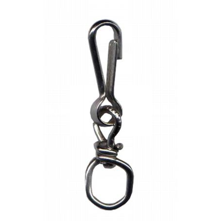 MOSQUETON TORNIQ.NIQUEL.DE  60