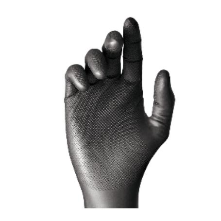 GUANTE NITRILO NEGRO DESECH.T-10/XL 50UDS JUBA