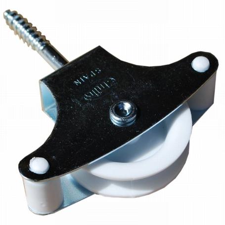 POLEA AMIG R/PLAST.C/TIRAF.Nº 2 ZINC.