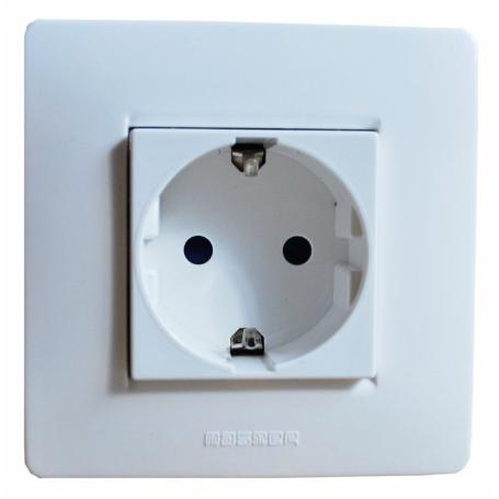 BASE SCHUKO EMP.BLANCO HABITAT 15 (REF.9123)