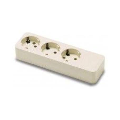 BASE MULTIPLE 3 TOMAS S/CABLE (REF.2503)