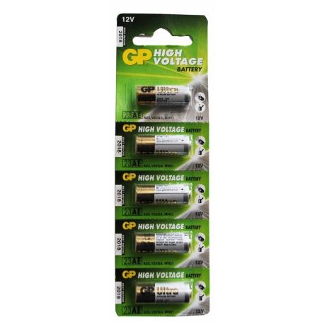 PILA ALCALINA GP LR-23A 5 UDS