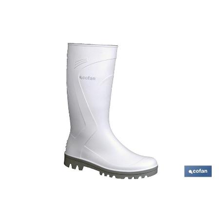 BOTA AGUA PVC BLANCA TALLA 37