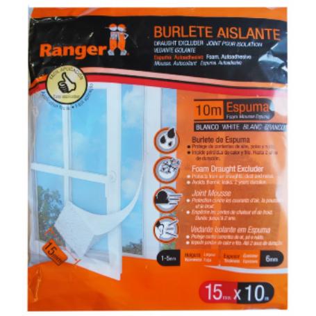 BURLETE ESPUMA  9X10 MTS.