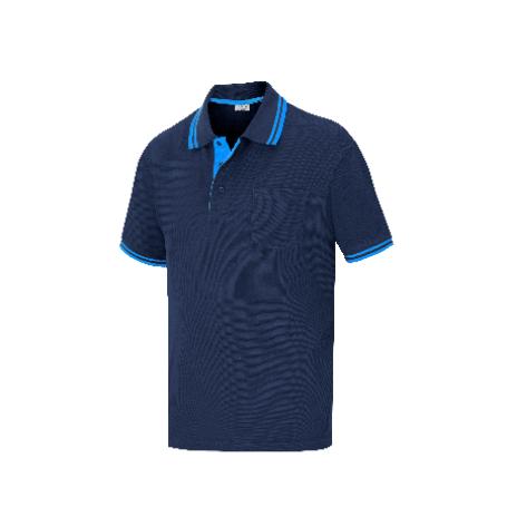 POLO M/CORTA ELITE MARINO-AZUL T-S