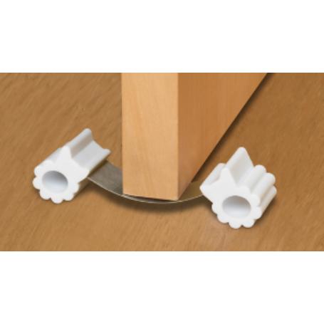 RETENEDOR DE PUERTA FLEXIBLE BLANCO