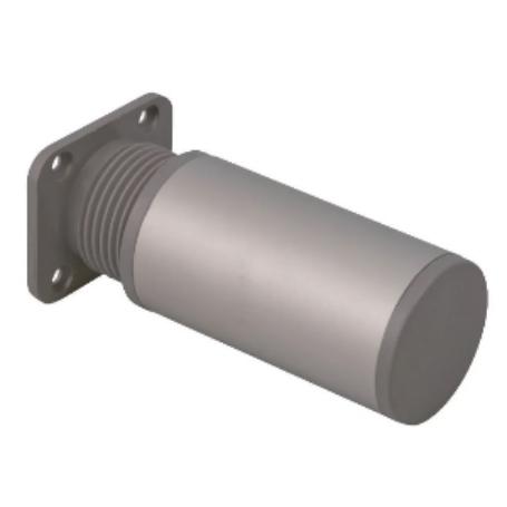 PATA REDONDA REGULABLE 100MM CROMO MATE