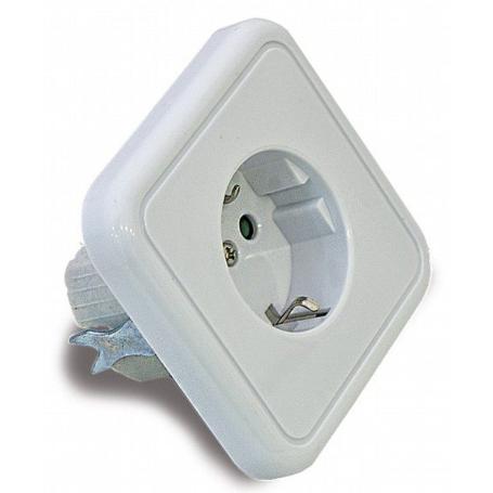 BASE EMPOTRAR T/T PORCELANA 16A-250V (REF.2300)