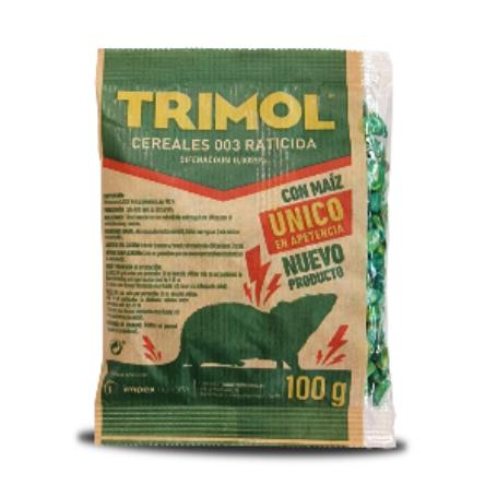 RATICIDA TRIMOL CEREALES BOLSA 100 GRS