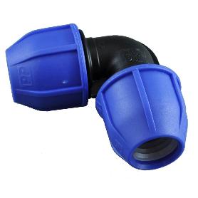 CODO POLIET.90º 32X32