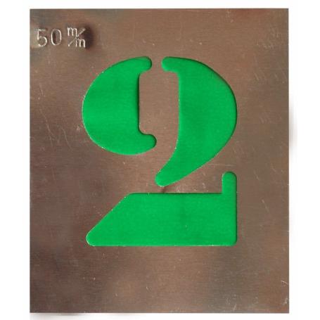 NUMERACION P/ROTULAR 50MM.